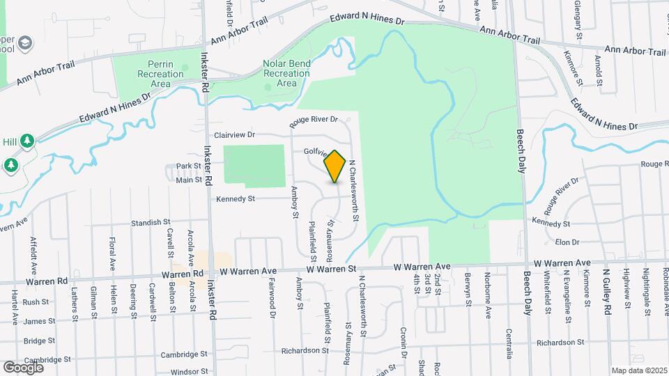 7627 Rosemary St Map and Location Details