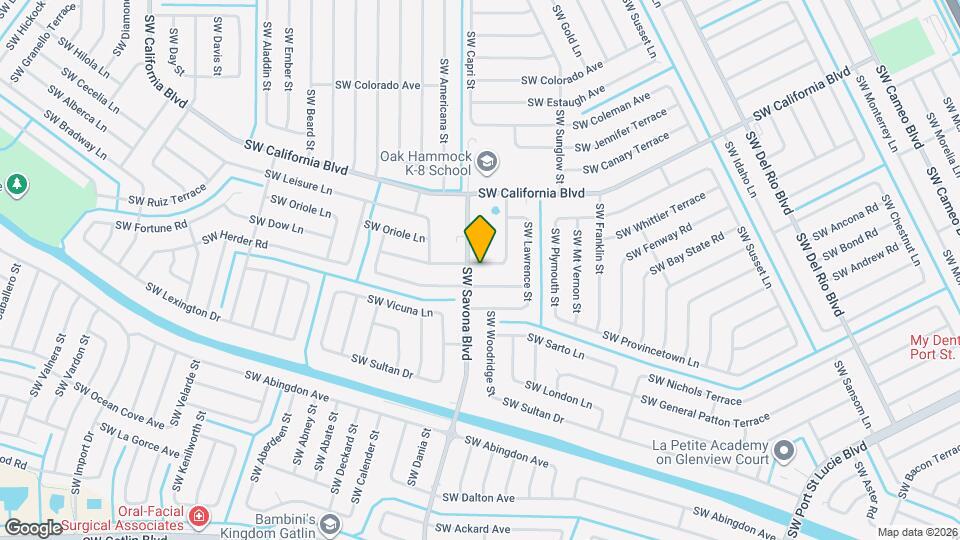 1242 SW Parma Ave Mapa y Detalles de la Ubicación