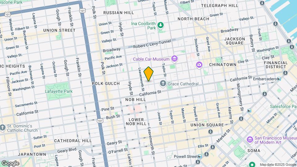 1348 Sacramento St Mapa y Detalles de la Ubicación