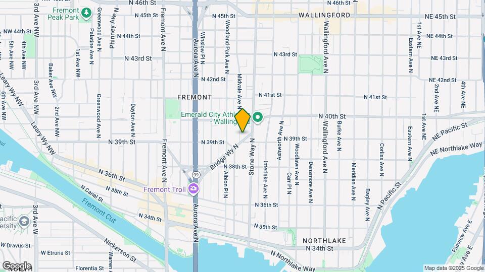 3912 Midvale Ave N Mapa y Detalles de la Ubicación