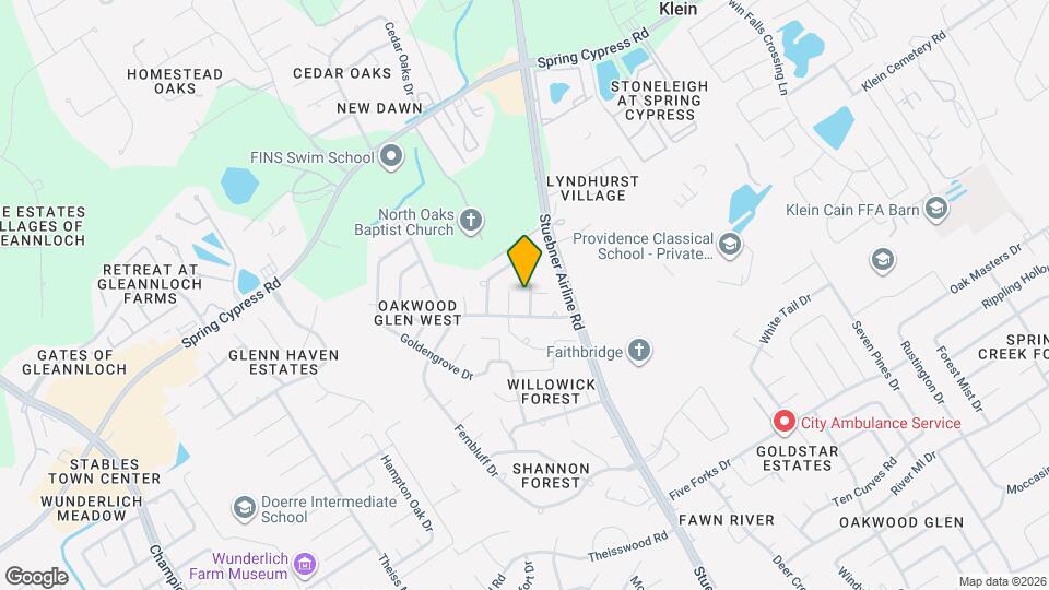 18515 Sweetmeadow Dr Map and Location Details