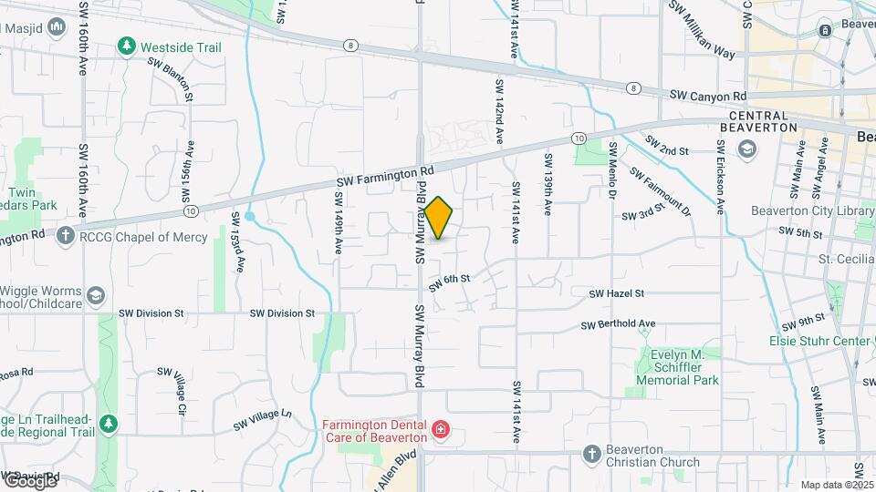 14410 SW Aiken Ln Map and Location Details