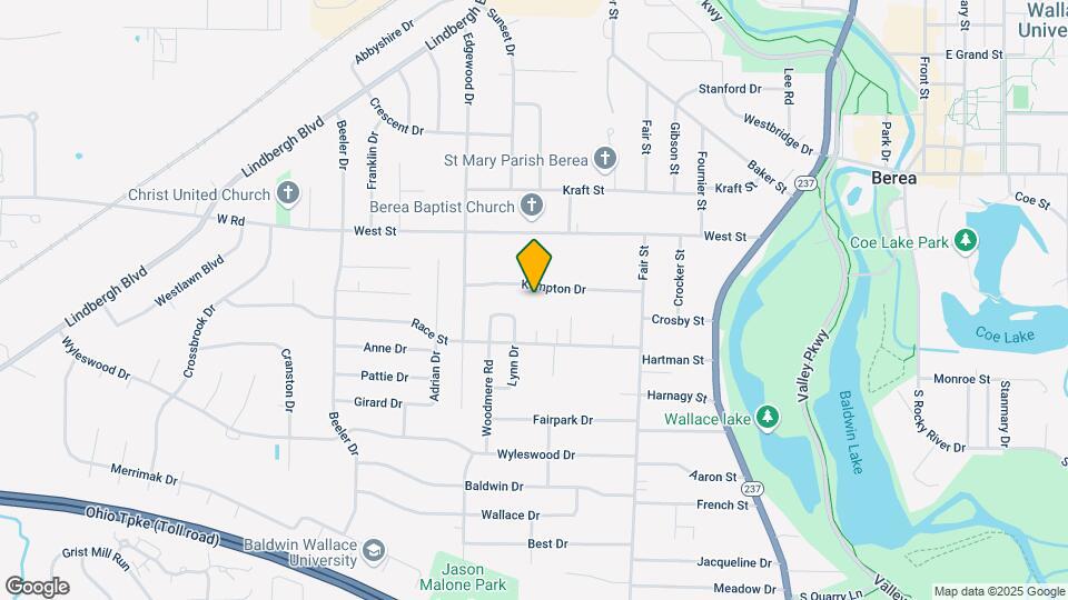 239 Kempton Dr Map and Location Details