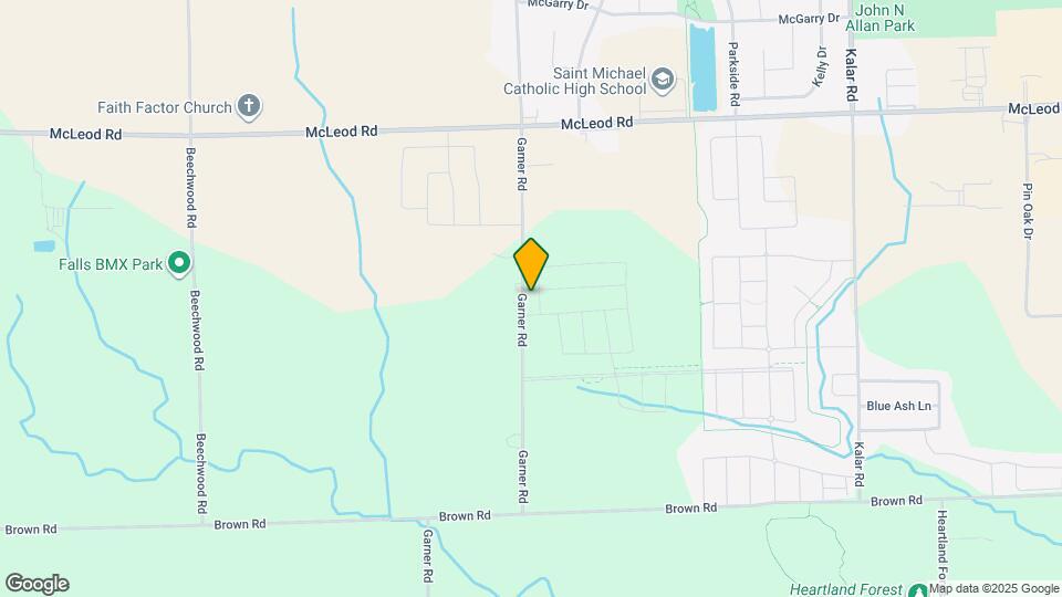 8871 Chickory Trail Map and Location Details