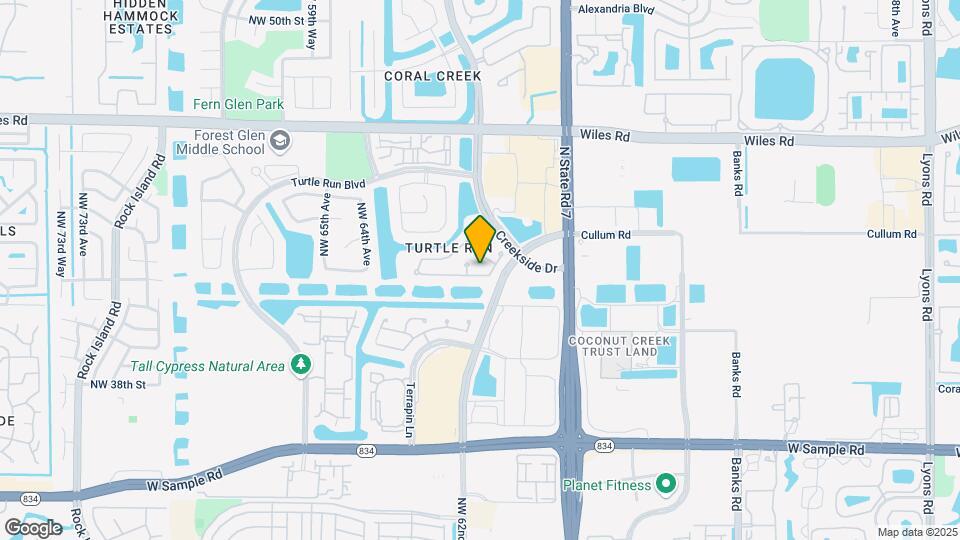 6125 NW 40th St Map and Location Details