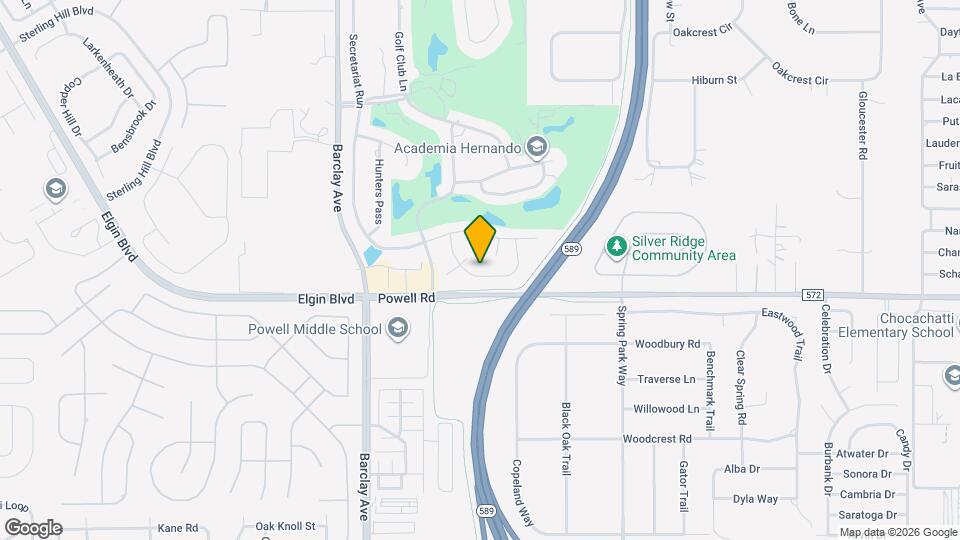 14501 Silversmith Cir Mapa y Detalles de la Ubicación