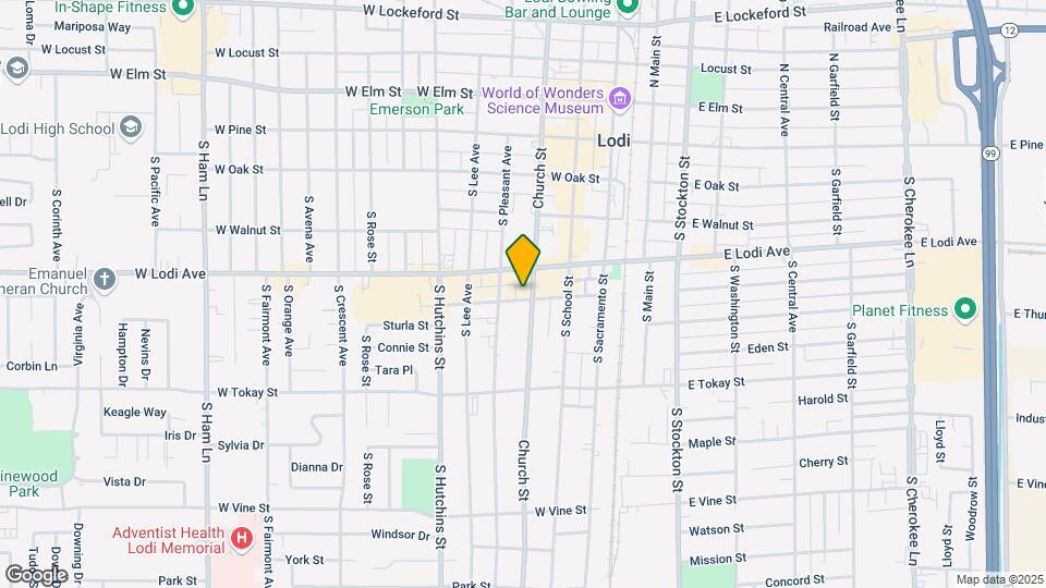 209 Chestnut St Map and Location Details