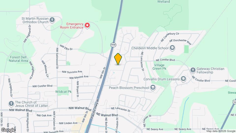 206 NE Powderhorn Dr Map and Location Details