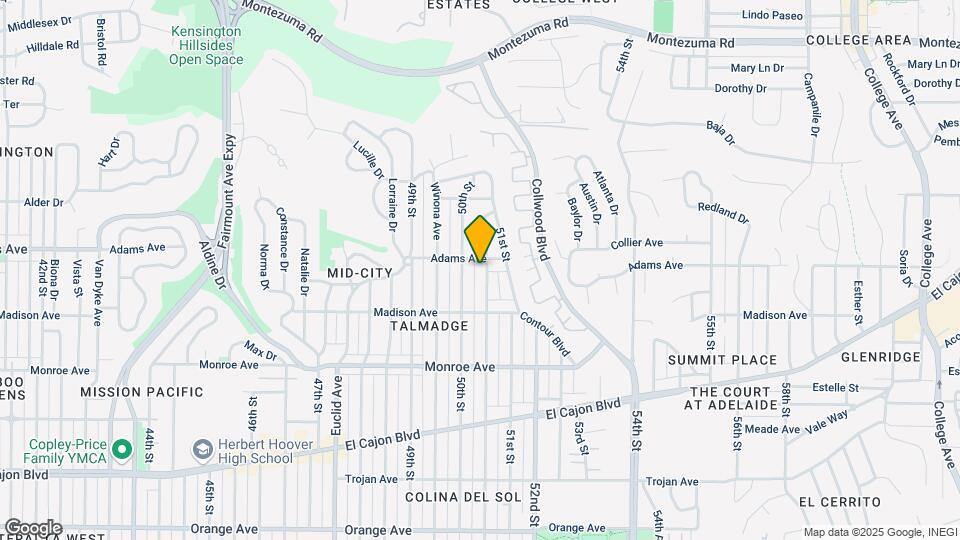 4682 Altadena Ave. Map and Location Details