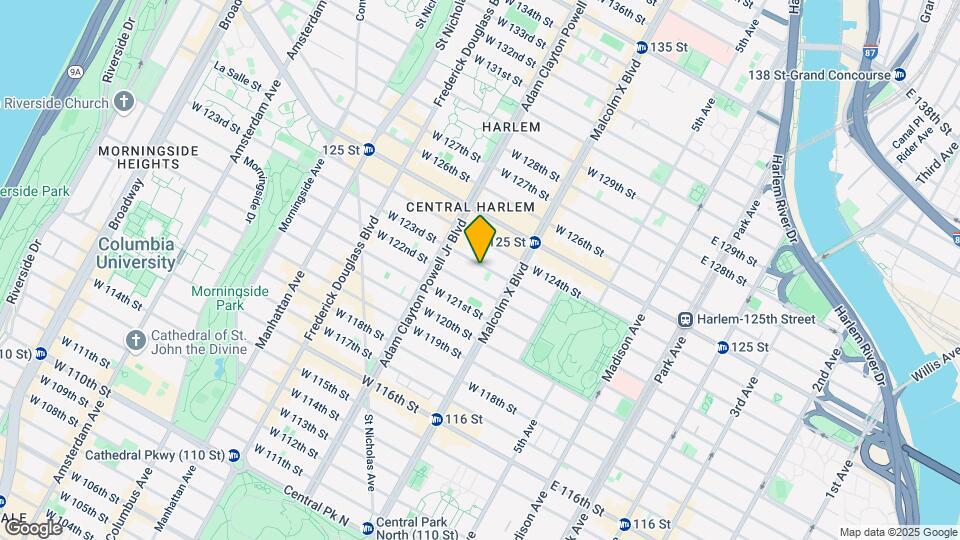 126 W 123rd St Mapa y Detalles de la Ubicación