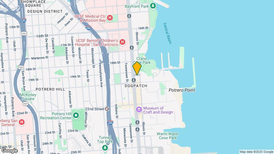 Potrero Launch Map and Location Details