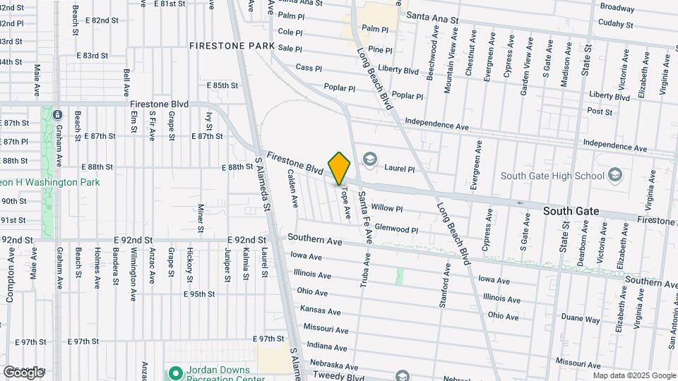 8905 Tope Ave Mapa y Detalles de la Ubicación