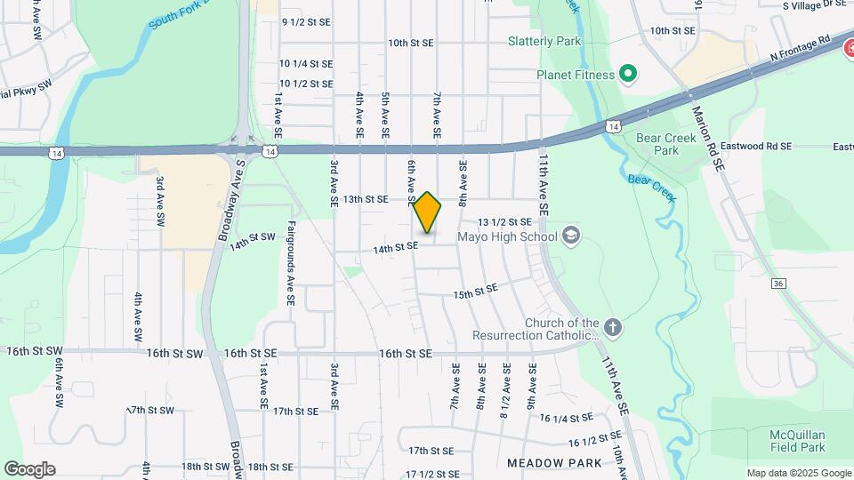 619 14th St SE Map and Location Details