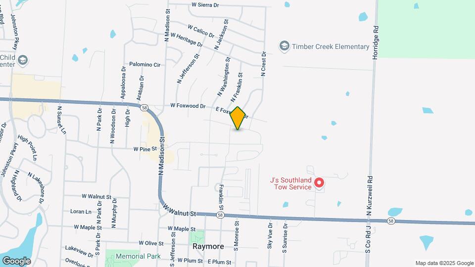201 E Maplewood Ln Map and Location Details