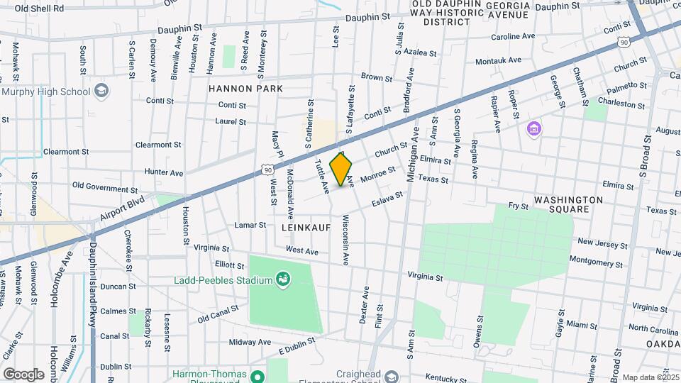 1509 Monroe St Map and Location Details