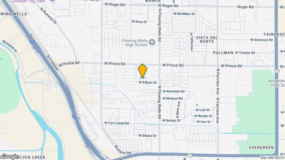 1454 W Kilburn St Mapa y Detalles de la Ubicación