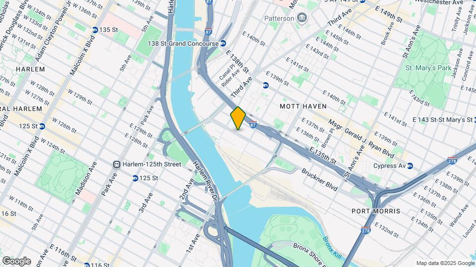 Bruckner Boulevard Map and Location Details