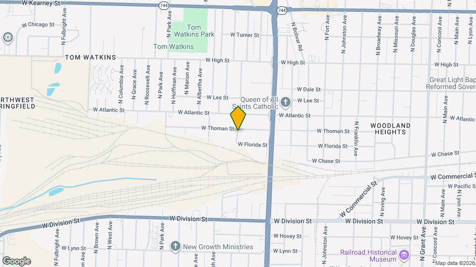 1746 W Thoman St Map and Location Details