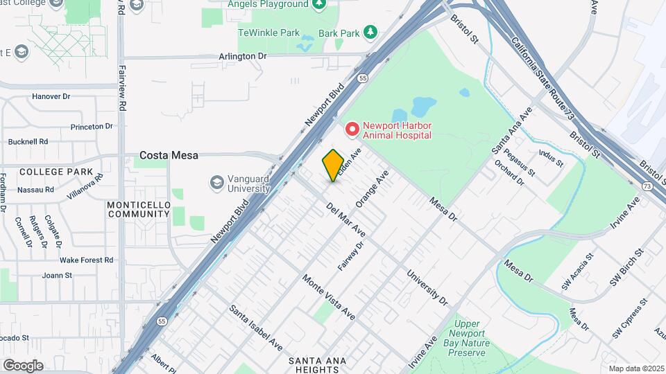 2620 Elden Ave Mapa y Detalles de la Ubicación