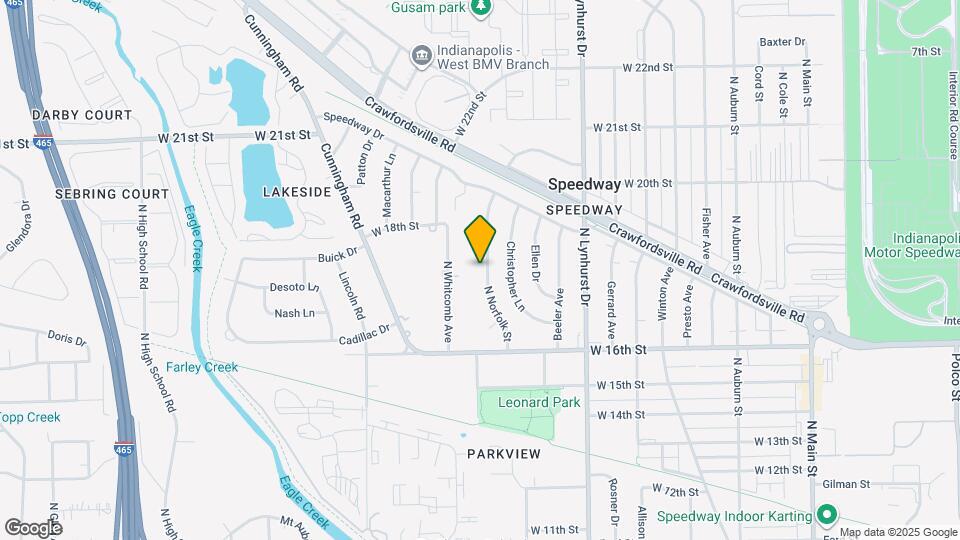 1744 N Norfolk St Map and Location Details