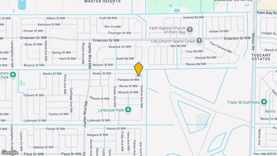 619 Pampas St NW Map and Location Details