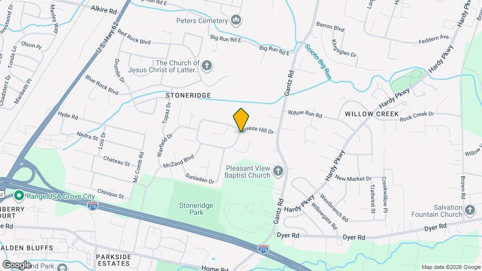 2233 Breeze Hill Dr Map and Location Details