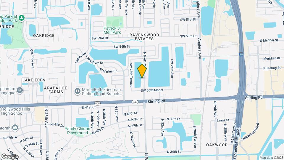 5731 N Park Rd Map and Location Details