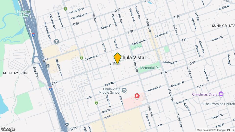 Chula Vista Towne Centre Apartments Map and Location Details
