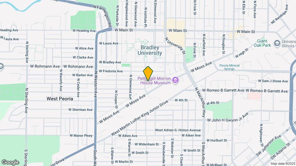 1416 W Barker Ave Map and Location Details