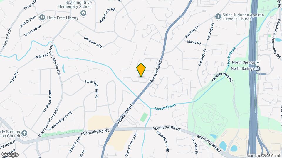 6900 Roswell Rd Map and Location Details