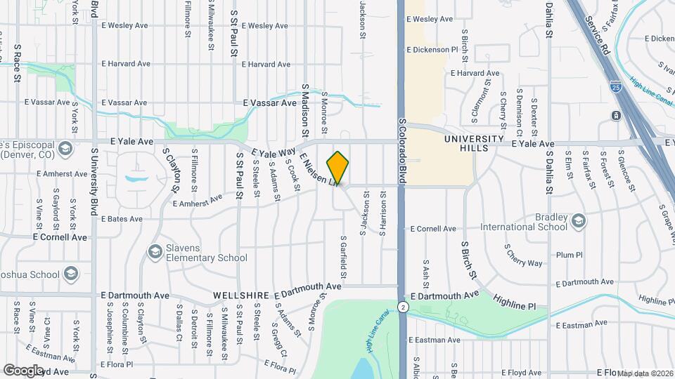 2800 S Monroe St Map and Location Details