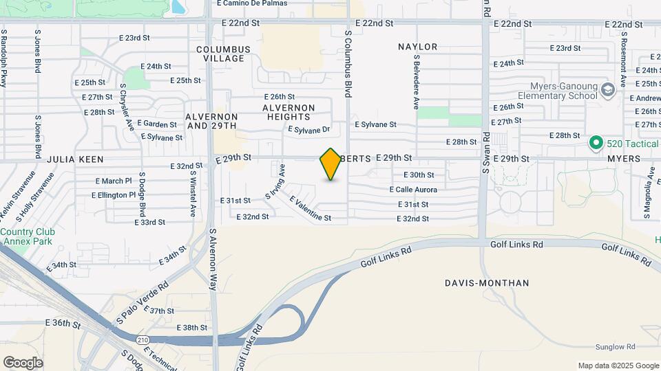 4250 E 29th St Map and Location Details