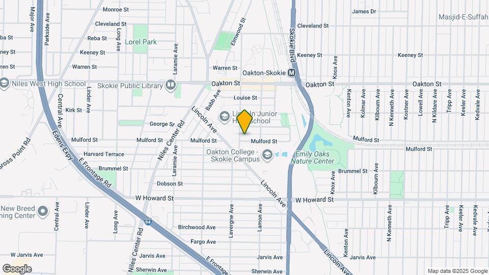 4934 Mulford St Map and Location Details