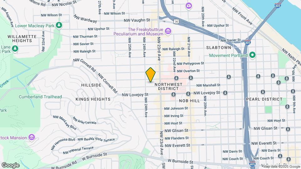 2365 NW Marshall St-Unit -B Map and Location Details