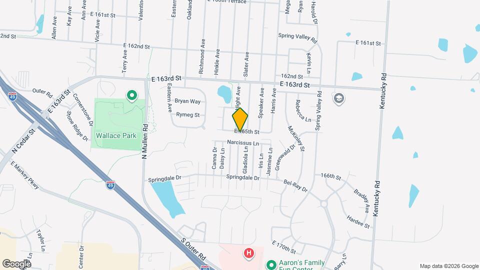 7501 E 165th St Map and Location Details