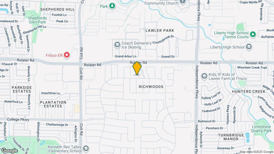 6925 Mercy Rd Map and Location Details