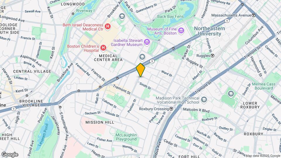 34 Saint Alphonsus St, Unit 5-1 Map and Location Details