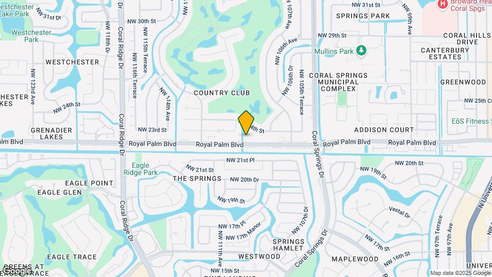 10917-10931 Royal Palm Blvd Map and Location Details