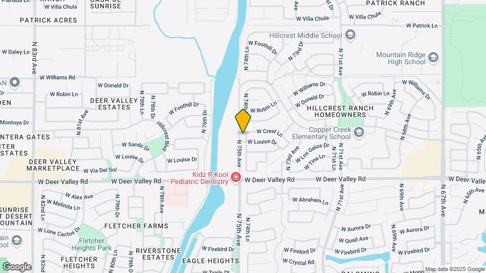 22036 N 74th Ln Map and Location Details