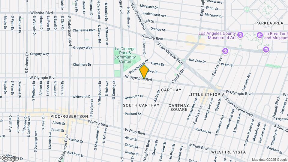 6524 W Olympic Blvd Mapa y Detalles de la Ubicación