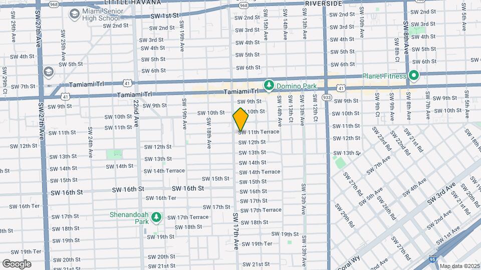 1670 SW 11th Terrace Map and Location Details