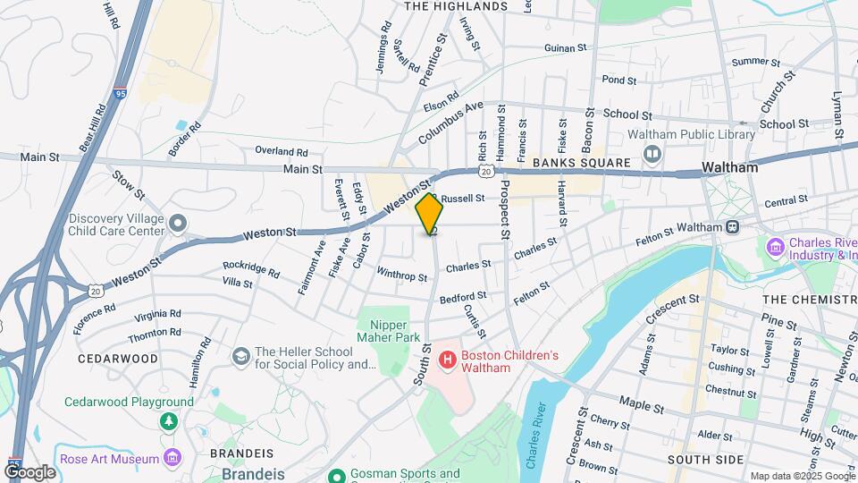 59 South St, Unit 2 Map and Location Details