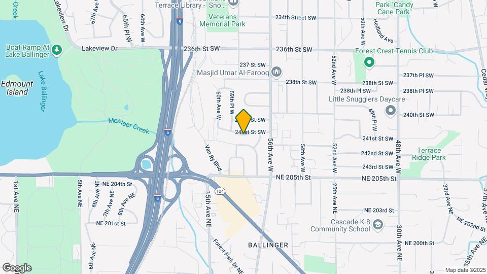 5708 241st St SW Mapa y Detalles de la Ubicación