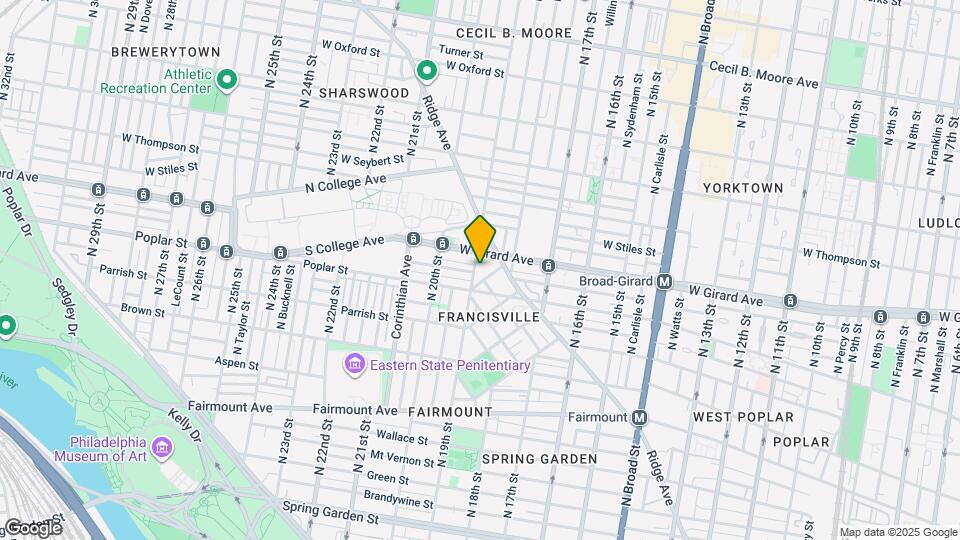 923 N 19th St Map and Location Details