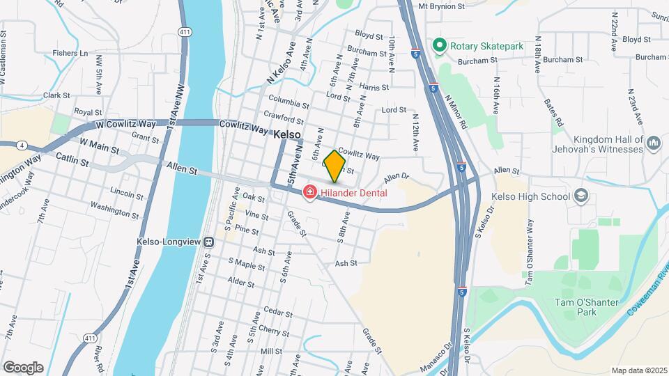 704 Academy St Map and Location Details