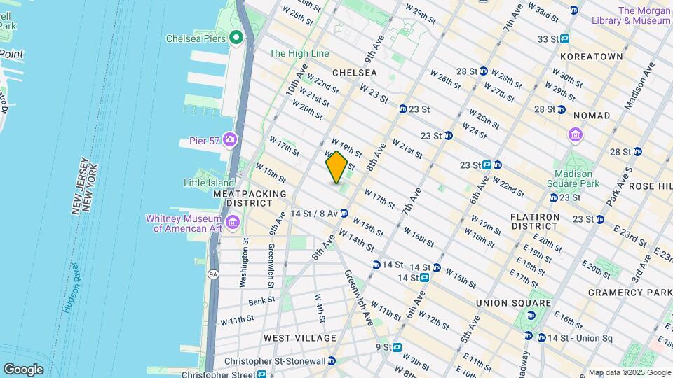 321 W 16th St Map and Location Details