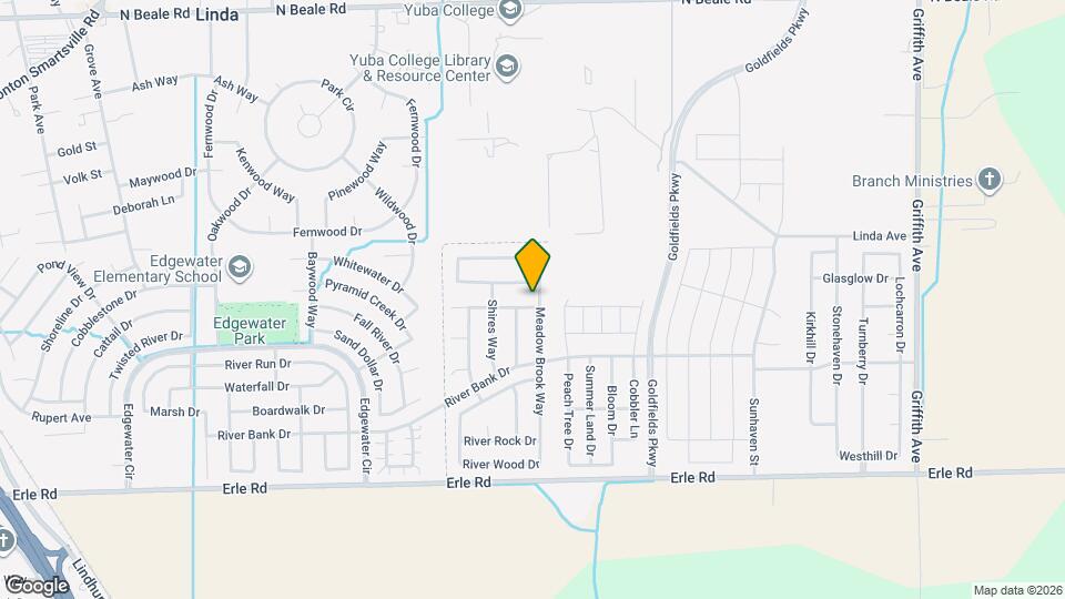 5688 Meadow Brook Way Map and Location Details