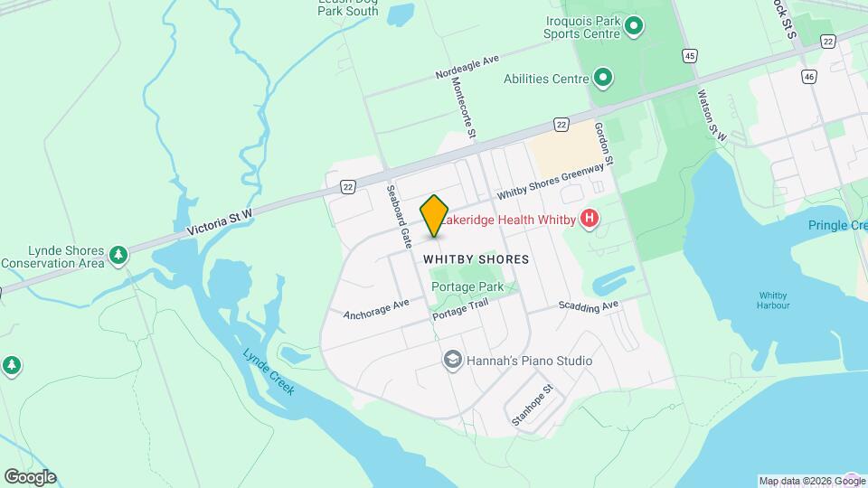 19 Waterfront Cres Map and Location Details