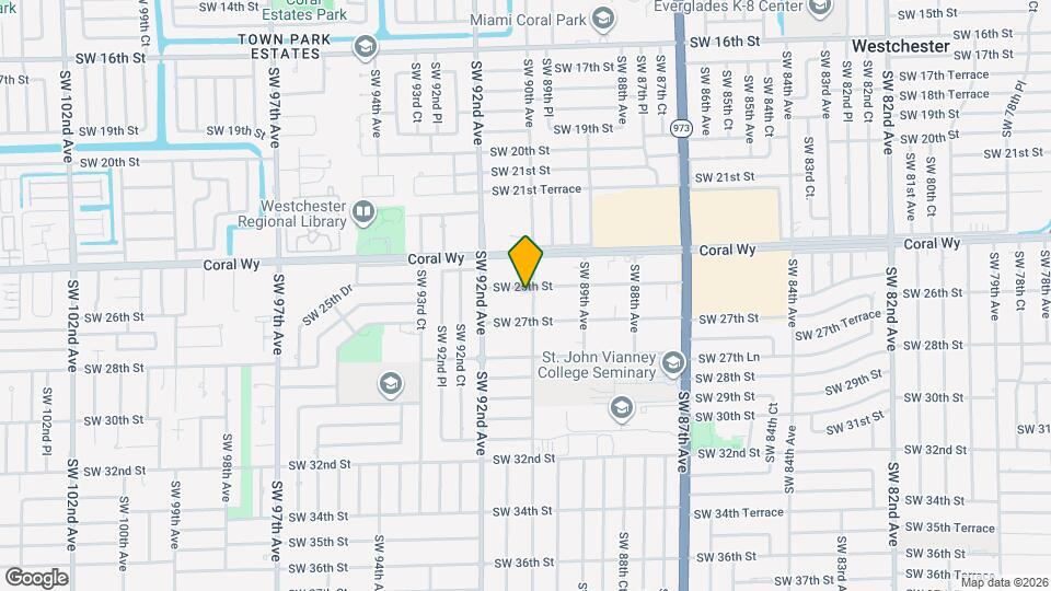 9010 SW 25th St Map and Location Details