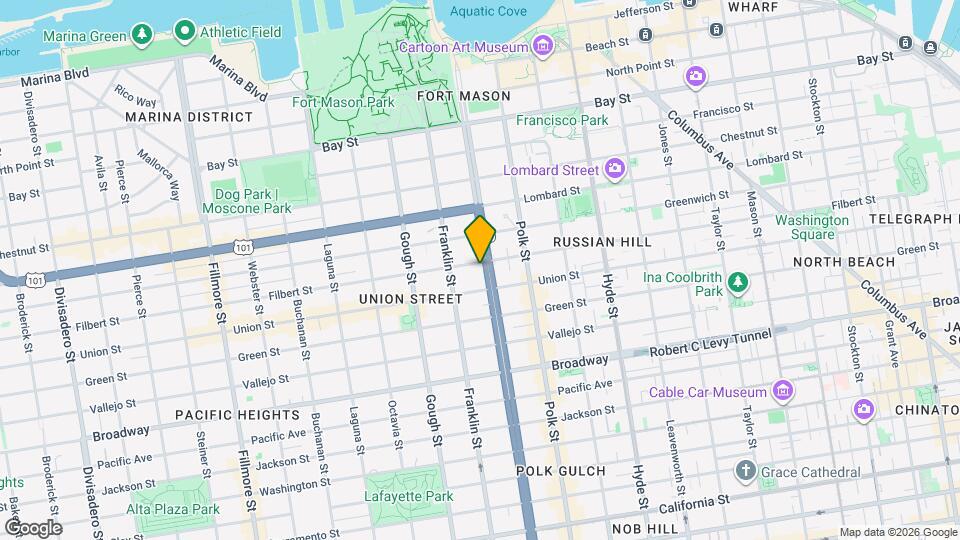 1501 Filbert St, Unit 3C Mapa y Detalles de la Ubicación